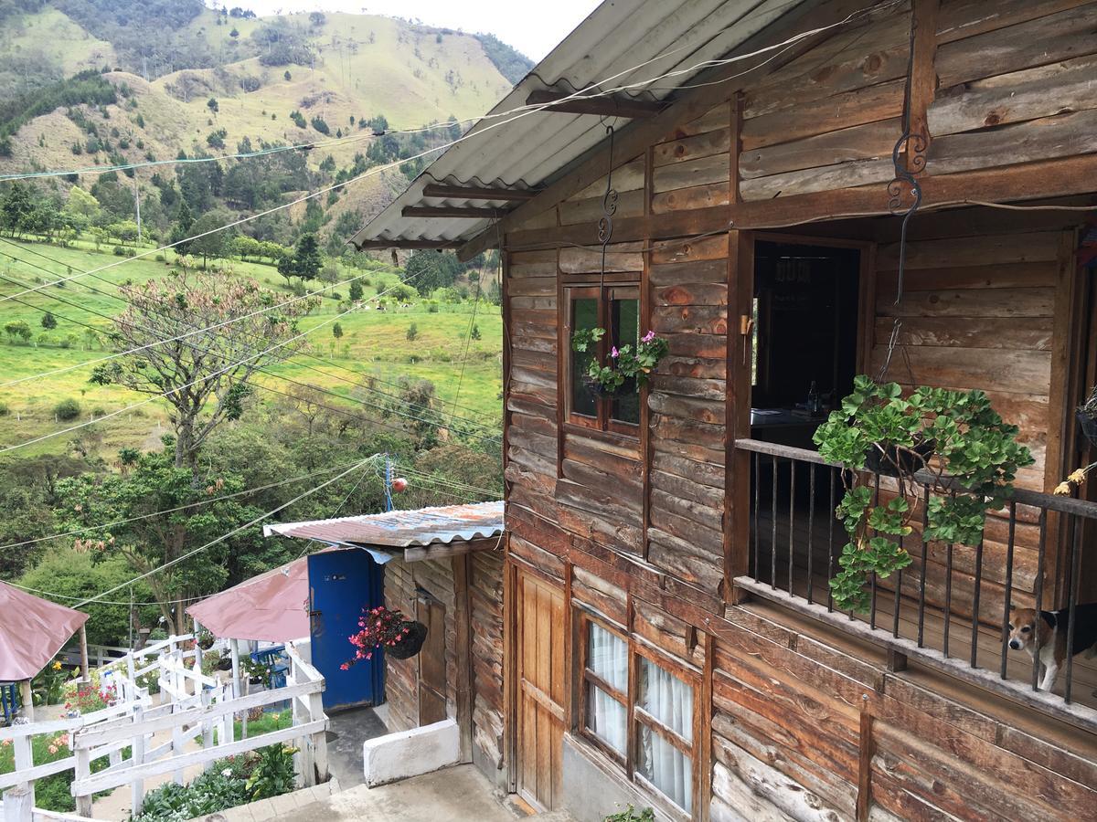 Cabanas Valle Del Cocora La Truchera Salento Exteriör bild